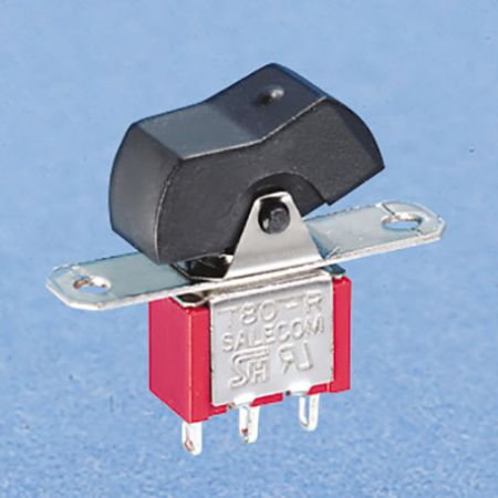 Interruptor basculante em miniatura - Interruptores basculantes (R8015-R17)