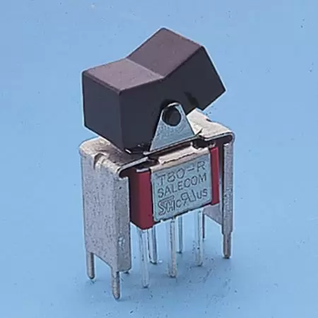 Interruptor basculante em miniatura de ângulo reto DPDT - Interruptores basculantes (R8017-S35/S40)