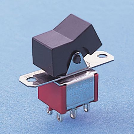 Interruptor basculante em miniatura DPDT - Interruptores basculantes (R8017)