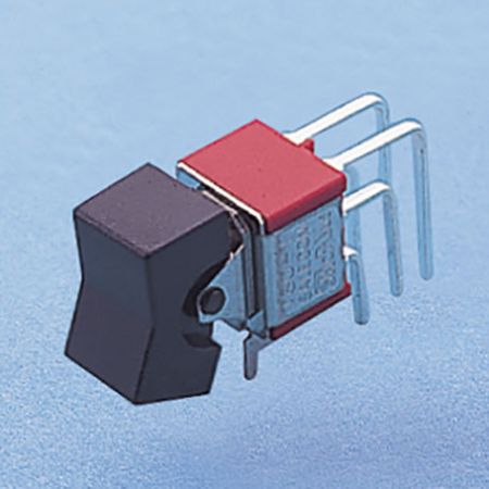 Interruptor basculante en miniatura de ángulo recto vertical DP - Interruptores basculantes (R8017L)
