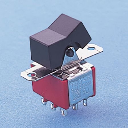 کلید راکر کوچک 3PDT - کلیدهای راکر (R8301V)