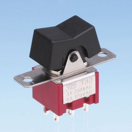 Interruptor Rocker Miniatura DPDT - Interruptores Rocker (R9017)