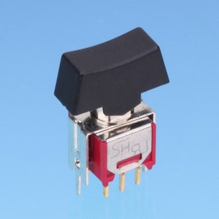 Interruptor basculante subminiatura con soporte en V DP