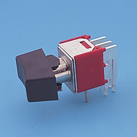 Interruptor basculante subminiatura em ângulo reto DP - Interruptores basculantes (RS-7)