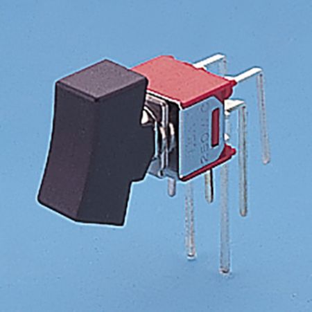 Interruptor basculante subminiatura, ángulo recto vertical - Interruptores basculantes (RS-9)