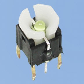 Interruptor táctil iluminado 6 x 6 - Interruptores Táteis (SPL6R)