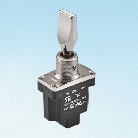 Interruptor de palanca industrial ON-OFF-ON - Interruptores de palanca (T6014)