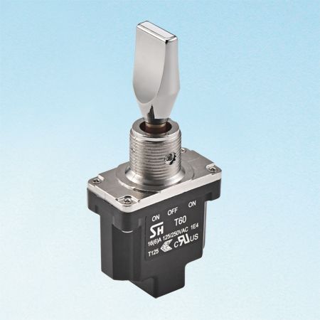 Interruptor de palanca industrial ON-OFF-ON - Interruptores de palanca (T6014)