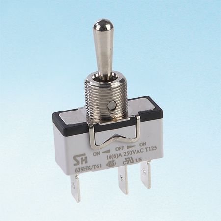Interruptor basculante impermeable superior SPDT - Interruptores basculantes (T6114)
