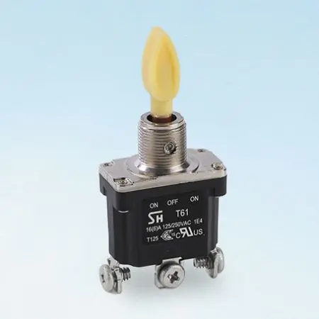 Interruptor de palanca impermeable SPDT - Interruptores de palanca (T6114)