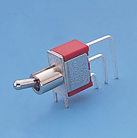 Miniatur-Kippschalter vertikal rechtwinklig SP - Kippschalter (T8019L)