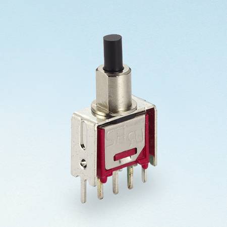 Interruptor de botão de pressão com trava suporte em V - Interruptores de botão de pressão (TL-22-A5)