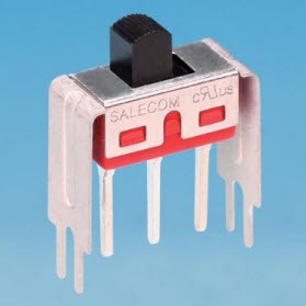 Interruptor deslizante em miniatura com suporte em V - Interruptores deslizantes (TS-13-S25)