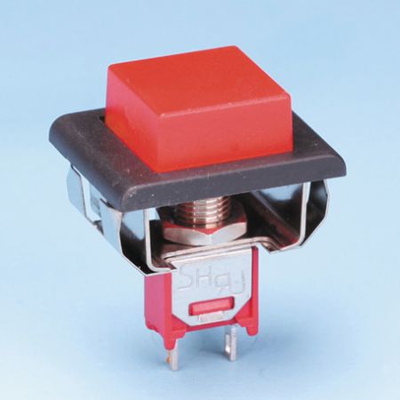 Interruptor de botão de pressão com moldura - Interruptores de botão de pressão (TS-21-F22A)