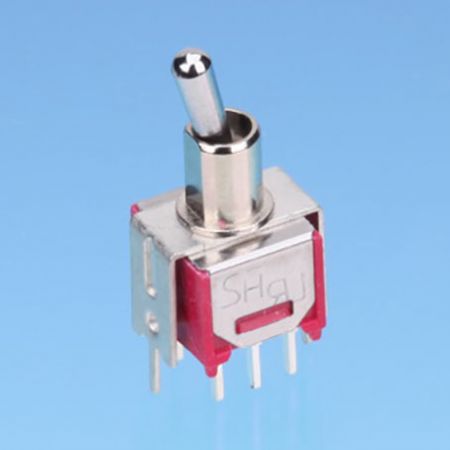 Interrupteur à bascule subminiature V-bracket DP - Interrupteurs à bascule (TS-5-A5/A5S)