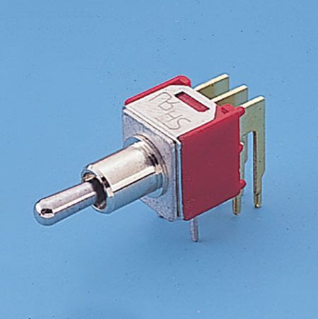Interrupteur à bascule subminiature à angle droit DP - Interrupteurs à bascule (TS-7)