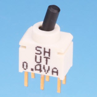 Interruptor basculante ultraminiatura DPDT - Interruptores basculantes (UT-5-C/UT-5A-C)