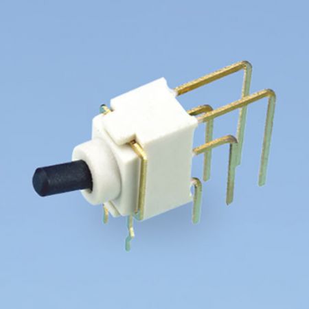 Interrupteur à bascule ultraminiature, angle droit vertical - Interrupteurs à bascule (UT-5-V/UT-5A-V)