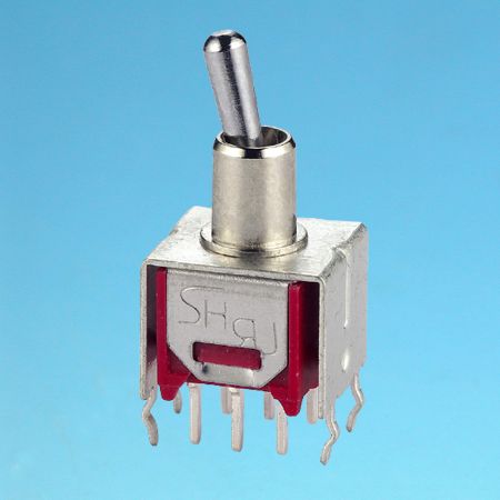 Interruptor de alternância subminiatura V-bracket DP