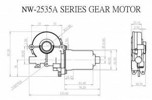 Fenstermotor - NW-2535A - NW-2535A