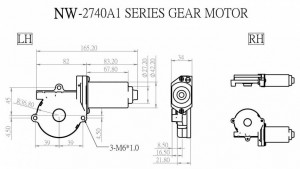 Fenstermotor - NW-2740A1 - NW-2740A1