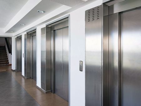 The Exterior of Stainless Steel Elevator
