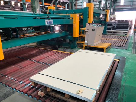 Double collecting areas of the 1600mm steel coil leveling machine