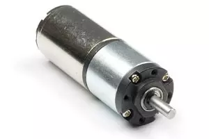 Coreless brush dc motor with gearbox