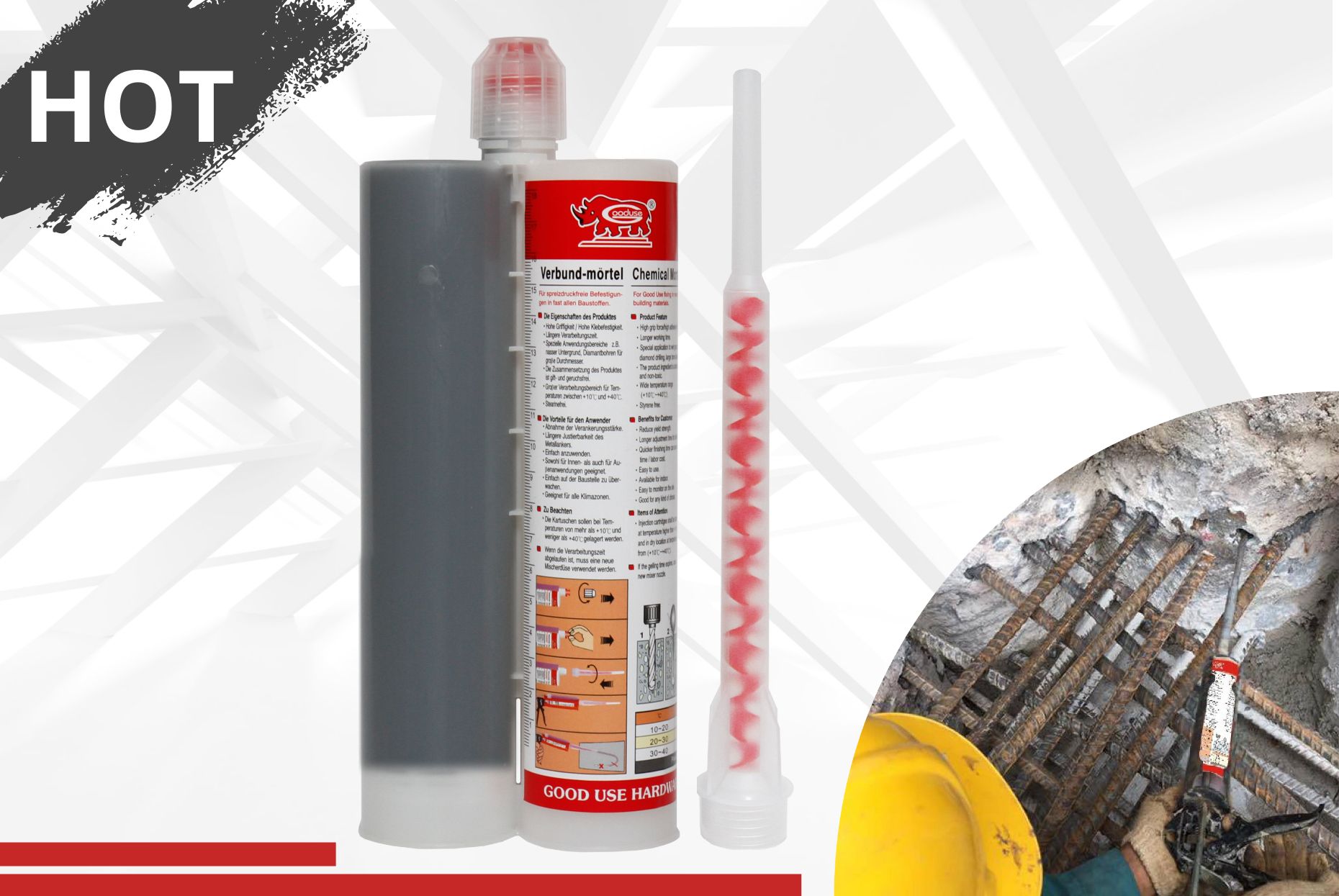 Epoxy Anchors | Chemical Anchor Manufacturer - Good Use