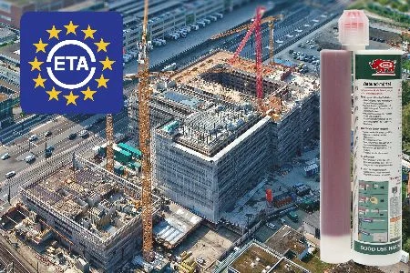 Dowel çubuğu yenilemesi için tasarlanmış ETA onaylı enjeksiyon epoksi kimyasal ankraj