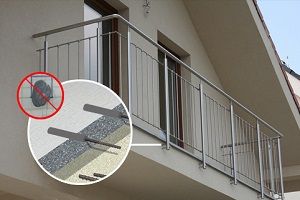 Vinylester hybrid mortar for residential railing, handrails, stairs repair and installation
