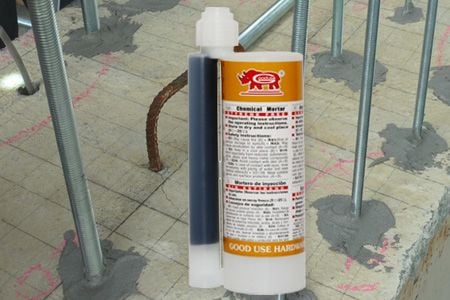 235 ml enjekte edilebilir vinilester kimyasal ankraj - GU-2000 235 ml Vinil ester, beton ve tuğla duvarlarda kullanılan akıllı enjeksiyon harcı