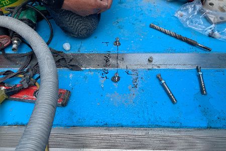 Fully cured anchor bolts provide high loading strength