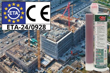 Anchor kimia epoxy injeksi yang disetujui ETA dirancang untuk retrofitting batang dowel