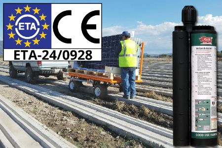 Perekat Kimia Epoksi Kekuatan Tinggi yang Disetujui ETA untuk Sistem Pemasangan Beton