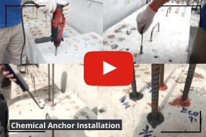 How to install chemical anchor?