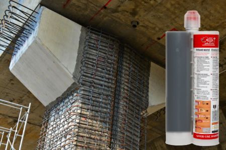 Construction epoxy resin for concrete anchoring - Concrete epoxy adhesive for house renovation and repair