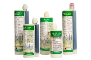 ➤ GU-100 聚酯植筋胶(Polyester Chemical Anchor) - 经济实惠/快速固化/非结构性应用