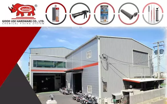 Taiwan's leading chemical anchor manufacturer with full licenses, eco strength, and global trust