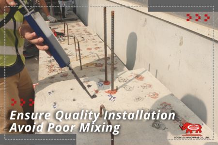 Uniformly mixed anchoring adhesive is the key to achieving high-quality rebar anchoring work