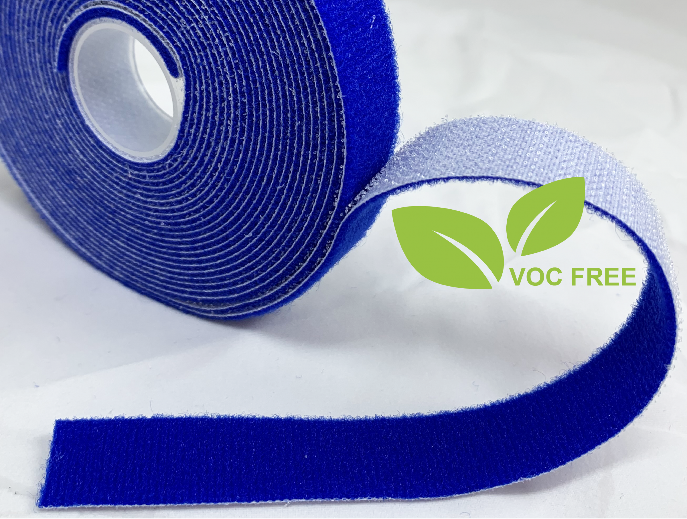 Back to back fastener is a product with hook/loop or any specific fabric on double sides.