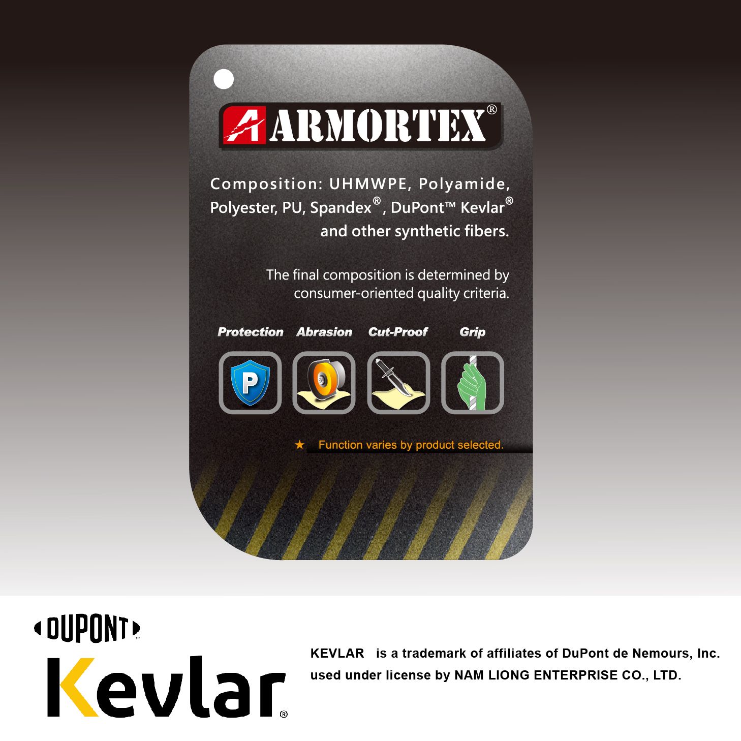 南良國際提供的ARMORTEX®商标，我要满足那些条件才能在产品上使用呢?