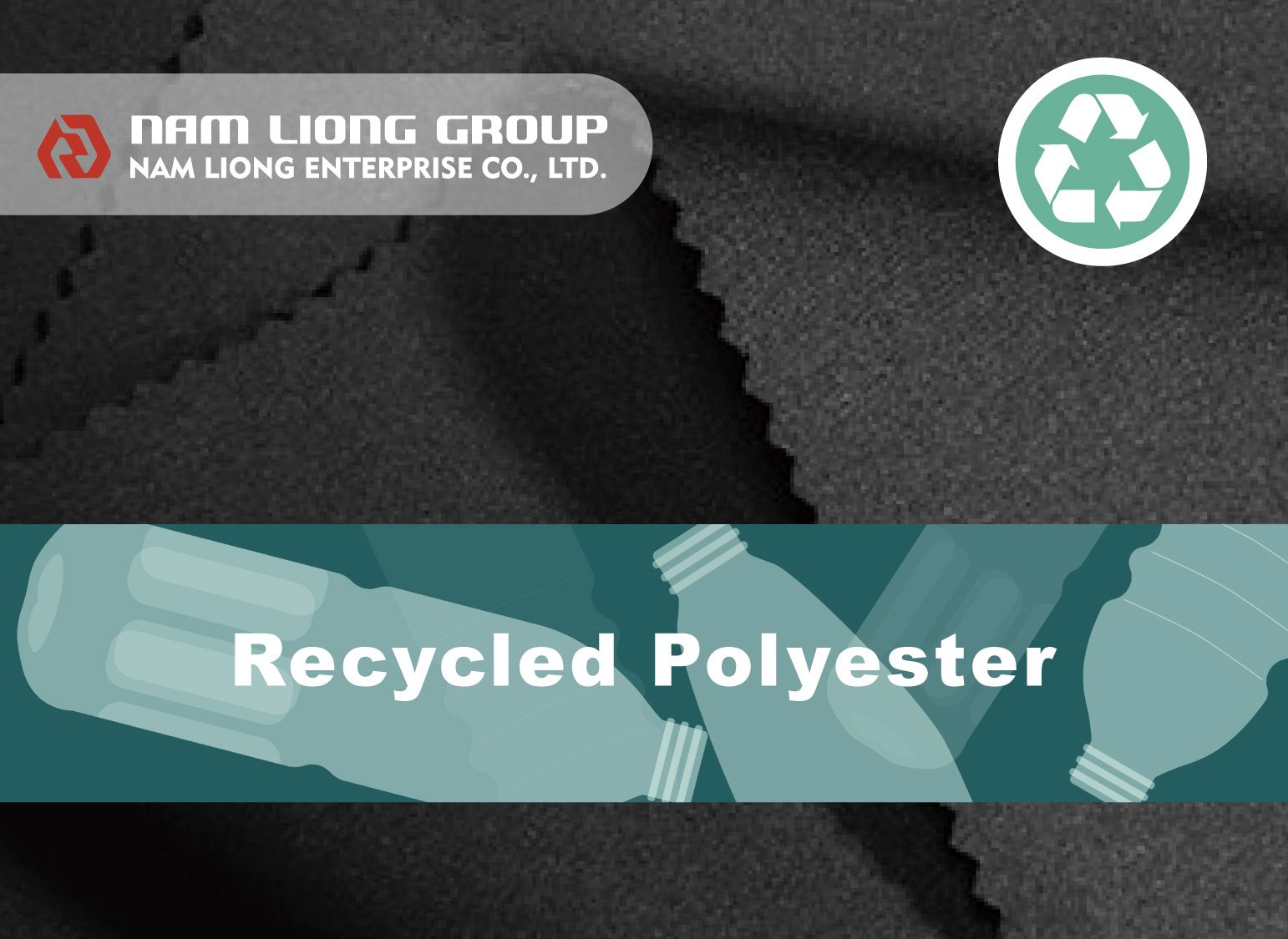 Eco-Friendly Recycled Polyester Fabric in 100% RPET Fabric with