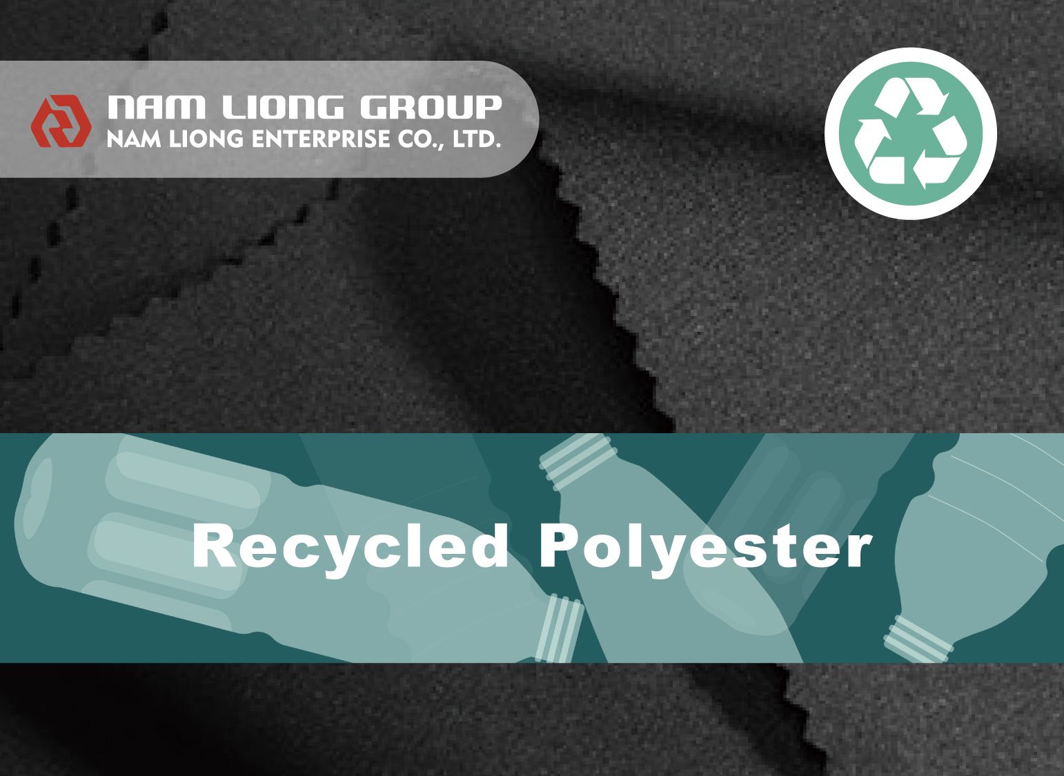 Recycled Polyester fabric laminate - rPET fabric laminate, post ...