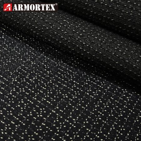 Abrasion Resistant Fabric Made With Kevlar® With Black PU Coating For Reinforcement