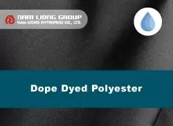 Polyester nhuộm bằng chất dope