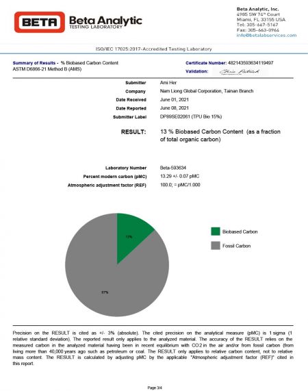 Susterra® reduces greenhouse emissions and reduce of non-renewable energy