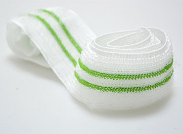 Fita de Laço Tricotada - Laço macio e elástico, pode ser usado com fechos de gancho.