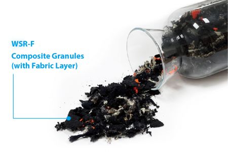 recyklingowane granulki gumowe