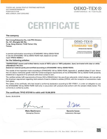 Oeko-Tex® Standard 100